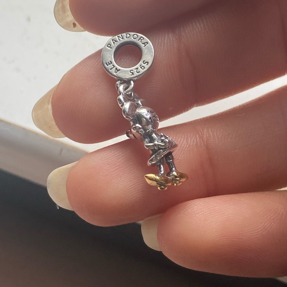 Pandora x Disney 100th anniversary Mickey Mouse Dangle Charm - Picture 2 of 3